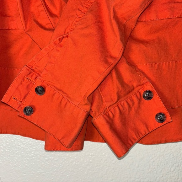 Cabi Resort Jacket Tiger Lily orange Woman's size medium boxy swing jacket 5098 - Picture 11 of 16